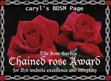 The Rose Garden chained rose
Award.